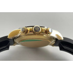 Daytona 116518 YG 1:1 Best Edition Black Dial Gold Subdial on Oysterflex Rubber Strap noob SA4130