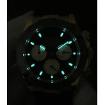 Daytona 116518 YG 1:1 Best Edition Black Dial Gold Subdial on Oysterflex Rubber Strap noob SA4130