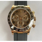 Daytona 116515 RG 1:1 Best Edition Brown Dial on Oysterflex Rubber Strap Clean SA4130