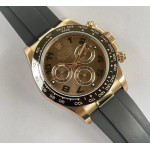 Daytona 116515 RG 1:1 Best Edition Brown Dial on Oysterflex Rubber Strap Clean SA4130