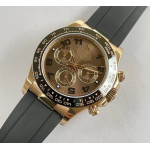 Daytona 116515 RG 1:1 Best Edition Brown Dial on Oysterflex Rubber Strap Clean SA4130