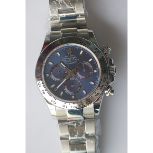 Daytona 116509 1:1 Best Edition SS Bezel Blue Dial SS Bracelet BP A7750