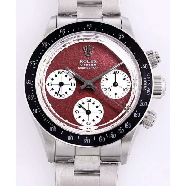 Daytona 6263 Black Bezel SS Red Dial Asian 7750