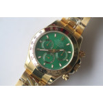 Daytona 116508 YG/YG Green Dial BP A7750