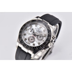 Daytona 116519 904L Ceramic Bezel MOP Dial Rubber Strap Clean A4130