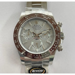 Daytona 116506 Brown Ceramic 1:1 Best Edition Ice Blue Dial Crystal Mark SS Bracelet BTF SA4130 v2