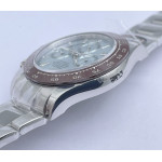 Daytona 116506 Brown Ceramic 1:1 Best Edition Ice Blue Dial Crystal Mark SS Bracelet BTF SA4130 v2