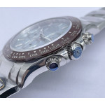 Daytona 116506 Brown Ceramic 1:1 Best Edition Ice Blue Dial Crystal Mark SS Bracelet BTF SA4130 v2