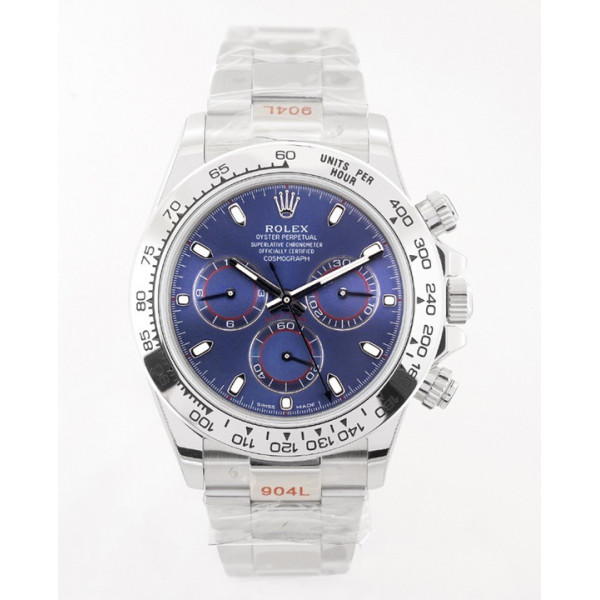 Daytona 116509 1:1 Best Edition SS Bezel Blue Dial SS Bracelet EWF A7750