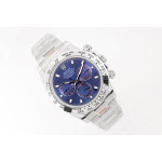 Daytona 116509 1:1 Best Edition SS Bezel Blue Dial SS Bracelet EWF A7750