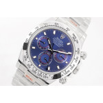 Daytona 116509 1:1 Best Edition SS Bezel Blue Dial SS Bracelet EWF A7750