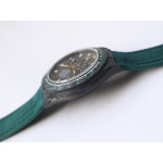 Daytona DIW Carbon Best Edition Carbon/Black Dial Green Leather Strap A4130 OMF