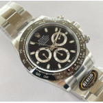 Daytona 116500LN 1:1 Best Edition 904L SS Case and Bracelet Black Dial BTF SA4130