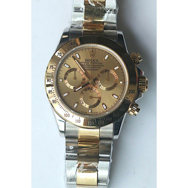 Daytona 116508 YG/SS TT Gold Dial BP A4130