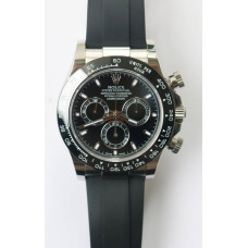 Daytona 116500LN Ceramic Bezel Black Dial Rubber BPF Asia 7750