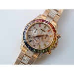 Daytona 116595 RBOW RG/RG Diamonds Dial BP A4130 