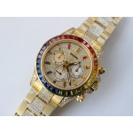 Daytona 116595 RBOW YG/YG Diamonds Dial BP A4130