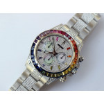 Daytona 116595 RBOW SS/SS Diamonds Dial BP A4130