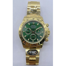 Daytona 116508 YG 1:1 Best Edition 904L SS Case and Bracelet Green Sticks Dial BTF SA4130