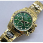 Daytona 116508 YG 1:1 Best Edition 904L SS Case and Bracelet Green Sticks Dial BTF SA4130