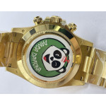 Daytona 116508 YG 1:1 Best Edition 904L SS Case and Bracelet Green Sticks Dial BTF SA4130