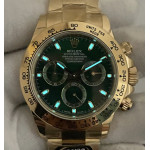 Daytona 116508 YG 1:1 Best Edition 904L SS Case and Bracelet Green Sticks Dial BTF SA4130