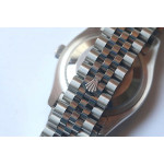 DateJust 36mm Fluted Bezel SS Silver&Grey&Blue Dials Stick Marker Jubilee Bracelet BP A2824