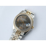 DateJust 36mm Diamonds Bezel SS/YG 3 Dials Roman Marker Jubilee Bracelet BP A2824