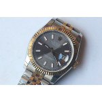 DateJust 36mm Fluted Bezel SS/YG Blue&Grey Dials Stick Marker Jubilee Bracelet BP A2824