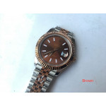 DateJust 41mm Fluted Bezel SS/RG 7 Dials Stick Marker Jubilee Bracelet BP A2824