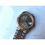 DateJust 41mm Fluted Bezel SS/RG 5 Dials Roman Marker Jubilee Bracelet BP A2824