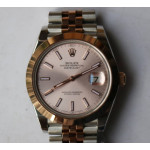 DateJust 41mm Smooth Bezel SS/RG 7 Dials Stick Marker Jubilee Bracelet BP A2824