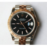 DateJust 41mm Fluted Bezel SS/RG 3 Dials Stick Marker Jubilee Bracelet GMF VR3235