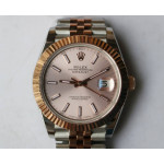 DateJust 41mm Fluted Bezel SS/RG 3 Dials Stick Marker Jubilee Bracelet GMF VR3235