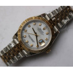 DateJust 41mm Fluted Bezel SS/YG MOP Dial Diamonds Marker Jubilee Bracelet BP A2824