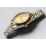 DateJust 41mm Smooth Bezel SS/YG Gold Dial Diamonds Marker Jubilee Bracelet BP A2824