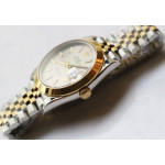 DateJust 41mm Smooth Bezel SS/YG Grey&Silver Dial Diamonds Marker Jubilee Bracelet BP A2824