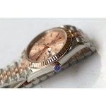 DateJust 41mm Fluted Bezel SS/RG Brown&RG Dials Stick Marker Jubilee Bracelet GMF VR3235