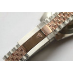 DateJust 41mm Fluted Bezel SS/RG Brown&RG Dials Stick Marker Jubilee Bracelet GMF VR3235