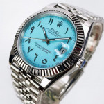 DateJust 41mm 126334 1:1 Best Edition 904L Steel Tiffany Blue Dial Arabic Marker on Jubilee Bracelet SA3235 DIWF