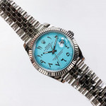 DateJust 41mm 126334 1:1 Best Edition 904L Steel Tiffany Blue Dial Arabic Marker on Jubilee Bracelet SA3235 DIWF