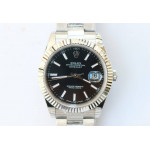 DateJust 41mm Fluted Bezel SS 5 Dials Stick Marker Oyster Bracelet BP A2813