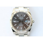 DateJust 41mm Fluted Bezel SS 5 Dials Stick Marker Oyster Bracelet BP A2813