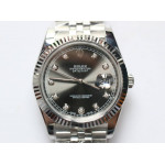 DateJust 41mm Fluted Bezel SS 5 Dials Diamonds Marker Jubilee Bracelet BP A2813