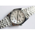 DateJust 41mm Fluted Bezel SS 5 Dials Diamonds Marker Jubilee Bracelet BP A2813