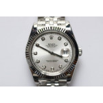 DateJust 41mm Fluted Bezel SS 5 Dials Diamonds Marker Jubilee Bracelet BP A2813