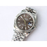 DateJust 41mm Fluted Bezel SS 6 Dials Stick Marker Jubilee Bracelet BP A2824