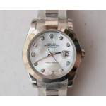 DateJust 41mm Smooth Bezel SS 5 Dials Diamonds Marker Oyster Bracelet BP A2824