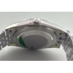 Datejust 41 SS 904L Steel 1:1 Best Edition Gray Dial Green Roman on SS Bracelet VSF VS3235