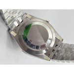 Datejust 41 SS 904L Steel 1:1 Best Edition Gray Dial Green Roman on SS Bracelet VSF VS3235